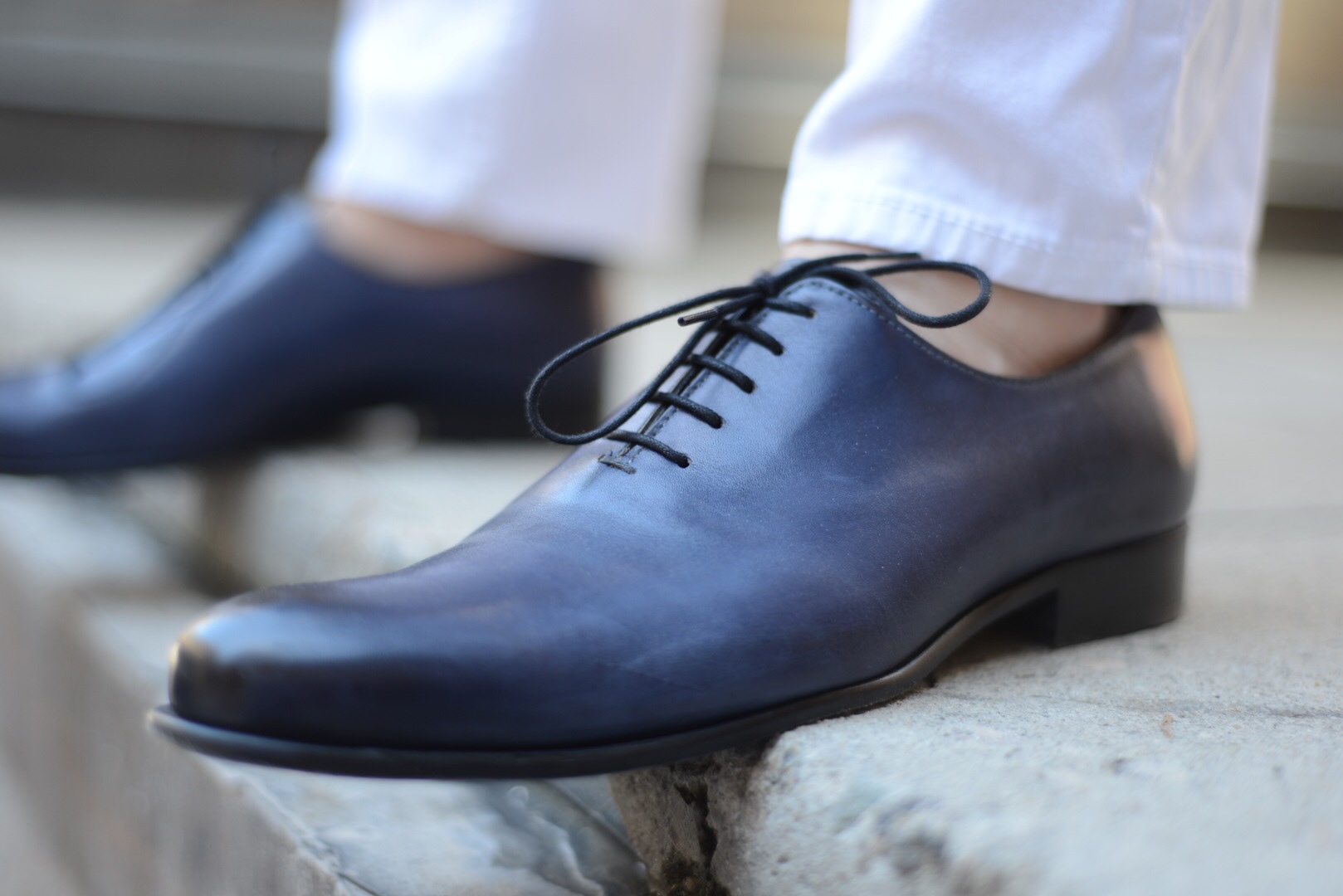 Mens Wide Fit Leather Shoes